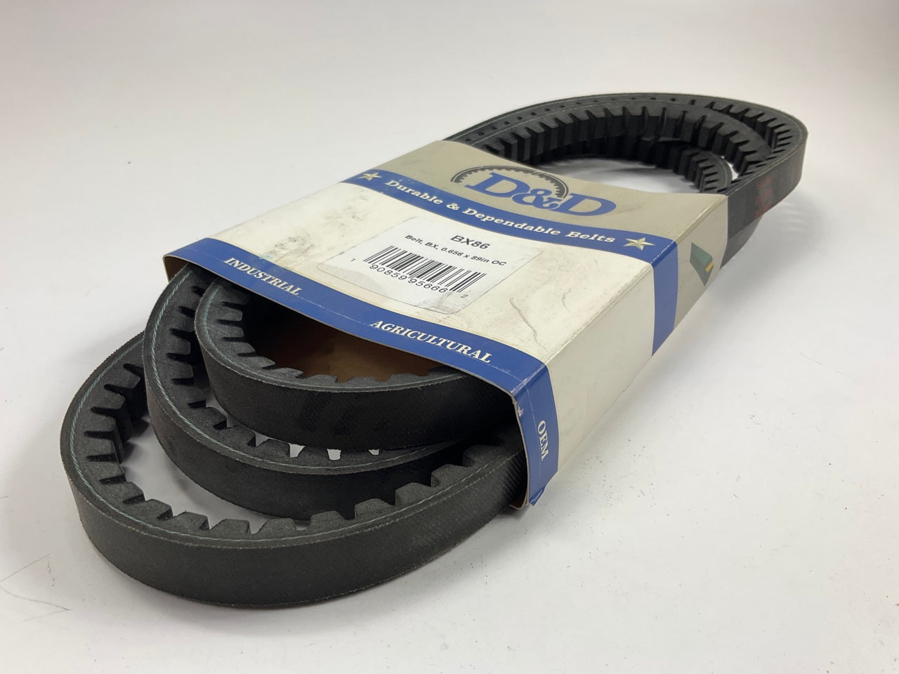 D&D BX86 Industrial Cogged Accessory Drive Belt - 5/8'' X 89''