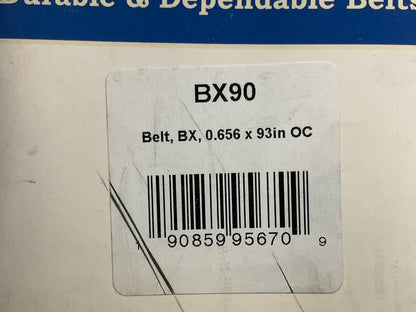 D&D BX90 Cogged Industrial Accessory Drive Belt, 5/8'' X 93''