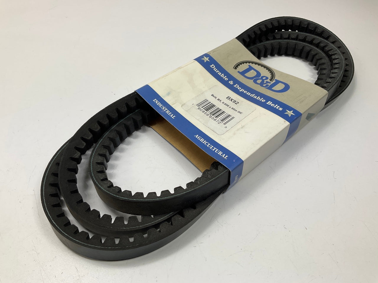 D&D BX92 Cogged Industrial Accessory Drive Belt, 5/8'' X 95''