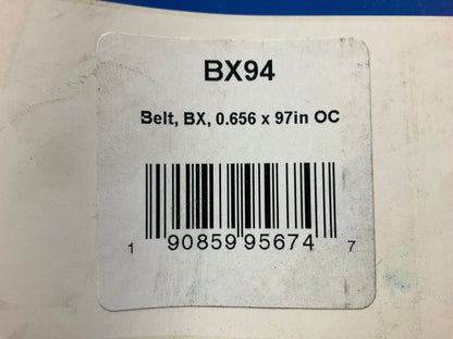D&D BX94 Cogged Industrial Accessory Drive Belt - 5/8'' X 97''