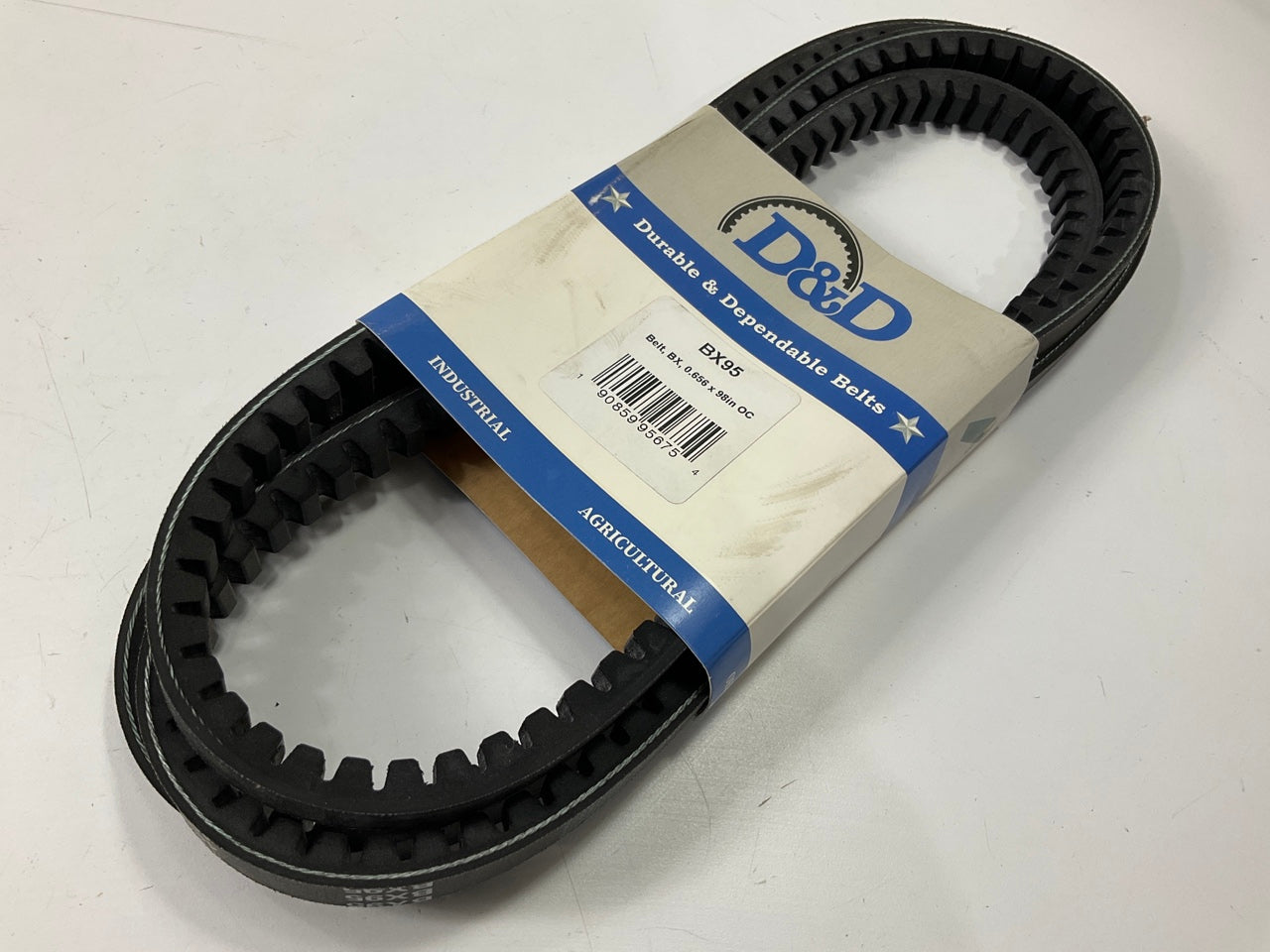 D&D BX95 Cogged Industrial Accessory Drive Belt - 5/8'' X 98''