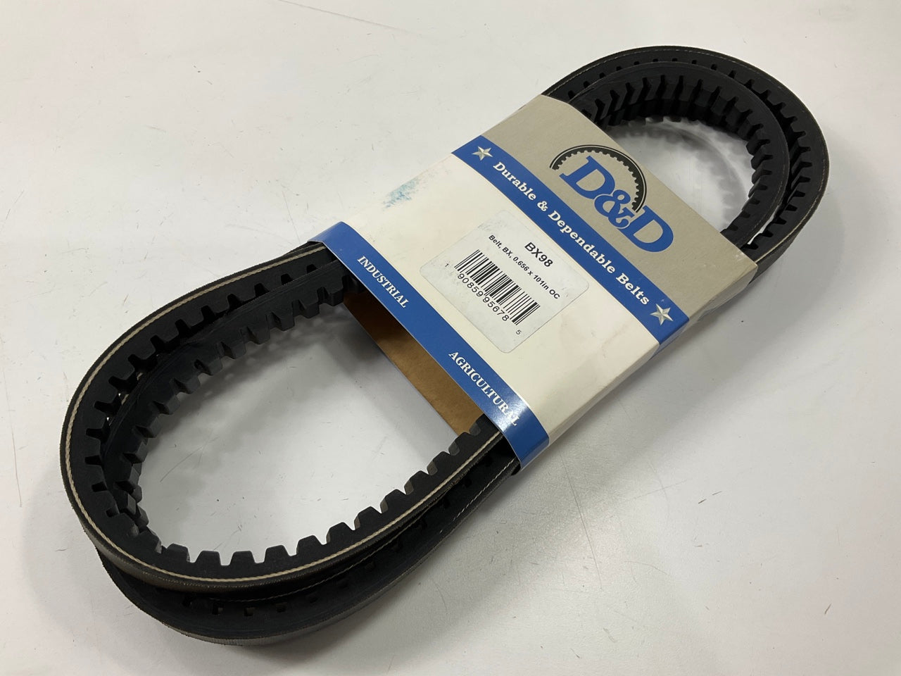 D&D BX98 Cogged Industrial Accessory Drive Belt, 5/8'' X 101''