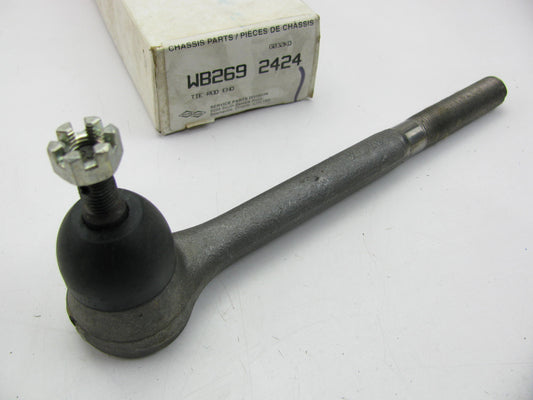 Dana WB269-2424 Inner Steering Tie Rod End - ES2020L, 269-2424, ES2020RL