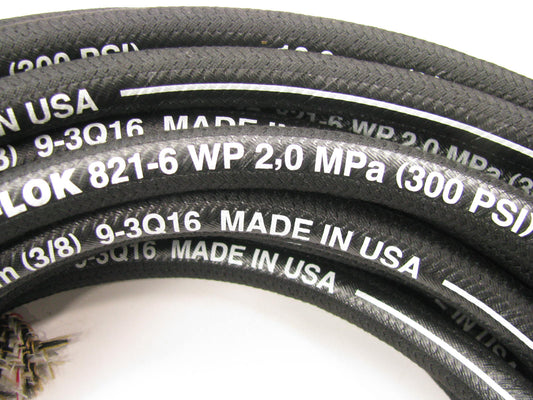 50 FEET - Dayco 012006 Hydraulic Hose DTC Push On - 3/8'', 300 PSI Made In USA