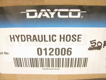 50 FEET - Dayco 012006 Hydraulic Hose DTC Push On - 3/8'', 300 PSI Made In USA