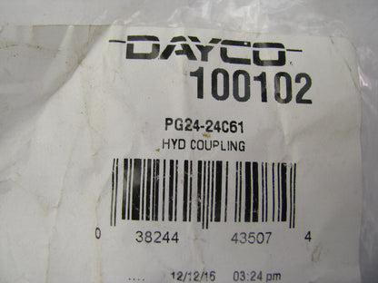 Dayco 100102 Hydraulic Crimp Coupling SAE Code 61 - 1.5'' Hose ID 1.19'' Orifice