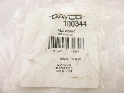Dayco 100344 Hydraulic Crimp Fitting 90 Degree O-Ring SAE Code 61 1-1/4'' Hose ID