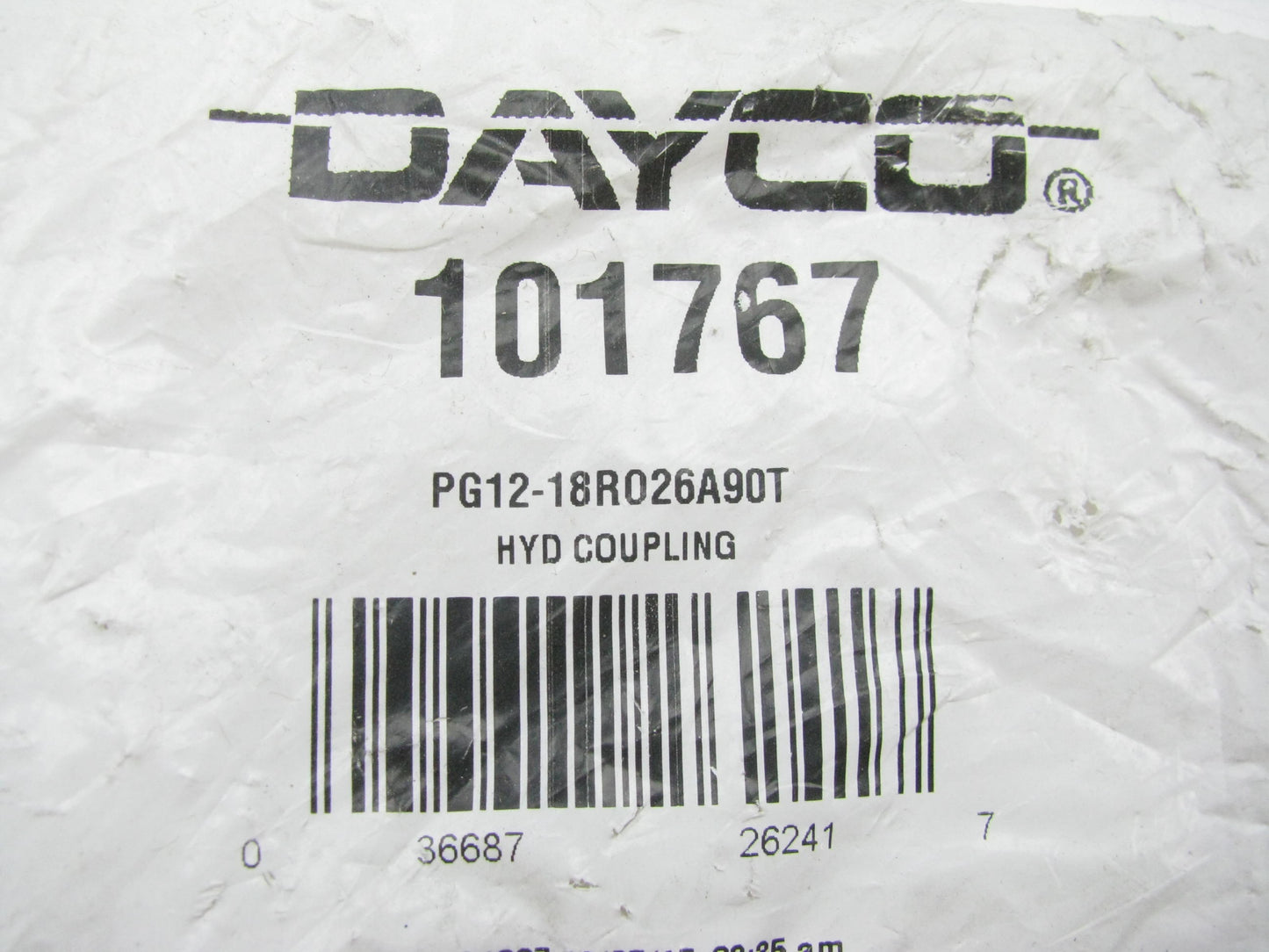 Dayco 101767 90 Deg Female Swivel 24 Deg Cone Hydraulic Fitting 3/4 Hose M26X1.5