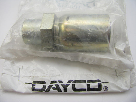 Dayco Hydraulic Crimp Fitting Hose Coupler NPTF Female 3/4'' Hose ID 0.61 Orifice