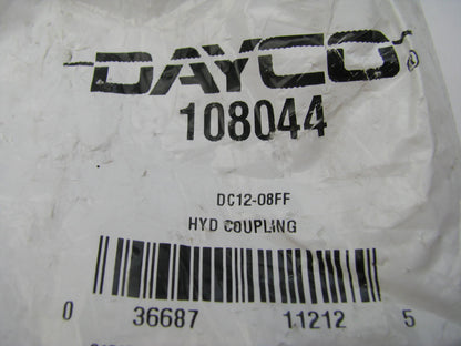 Dayco Hydraulic Crimp Fitting Hose Coupler NPTF Female 3/4'' Hose ID 0.61 Orifice