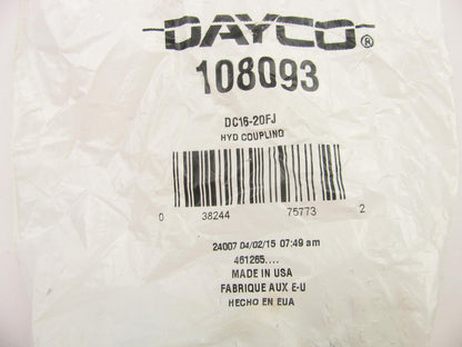 Dayco 108093 Hydraulic Crimp Fitting Female Swivel 37 Flare 1'' Hose ID