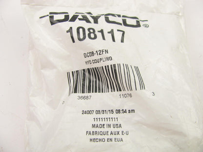 Dayco 108117 Hydraulic Crimp Fitting NPSM Female Swivel 30 Degree Cone 1/2'' Hose