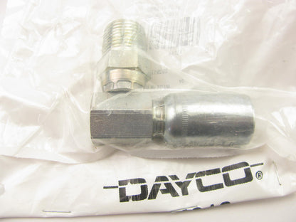 Dayco 108237 Hydraulic Crimp Fitting 90 Block Male Swivel NPTF 3/8'' Hose ID