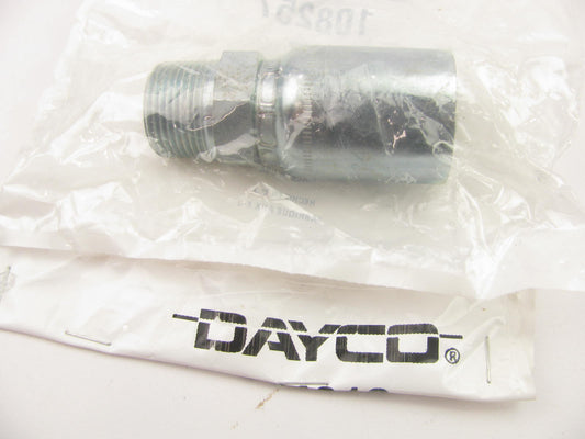 Dayco 108257 3/4'' NPTF Male Straight Hydraulic Adapter Fitting - DC12-12MP