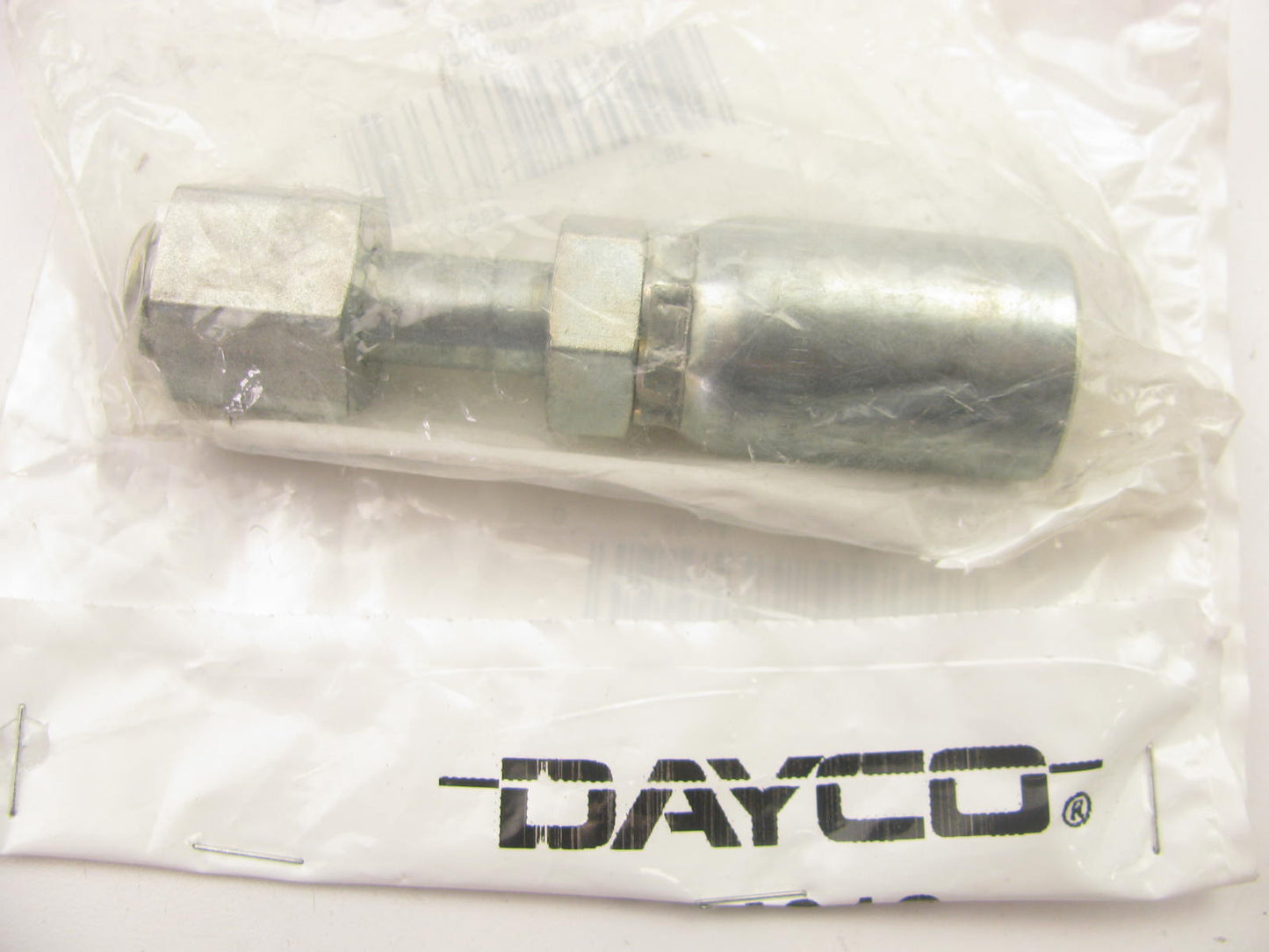 Dayco 108348 Hydraulic Crimp Fitting Straight Female Swivel 45 Flare 1/2'' Hose