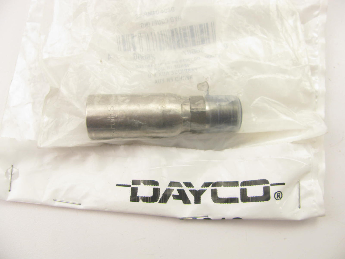 Dayco 109110 Hydraulic Crimp Fitting NPTF Male Stainless Steel 1/4'' Hose