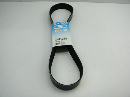 Dayco 10PK1080 Serpentine Belt - 1.367'' X 42.50'' - 10 Ribs