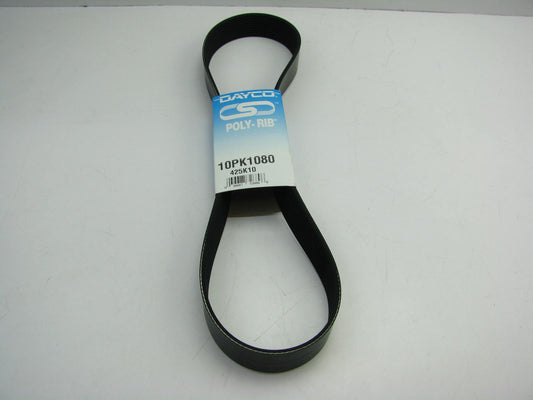 Dayco 10PK1080 Serpentine Belt - 1.367'' X 42.50'' - 10 Ribs