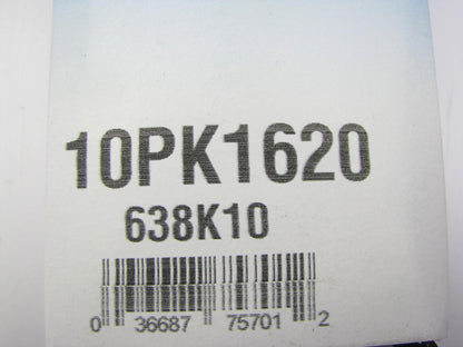 Dayco 10PK1620 Serpentine Belt - 36mm X 1620mm - 10 Ribs