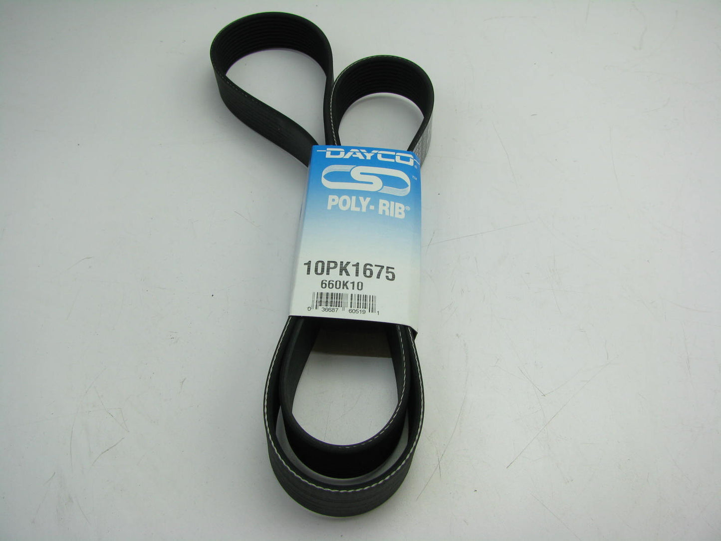Dayco 10PK1675 Serpentine Belt - 1.367'' X 66.00'' X 10 Ribs - 4100660