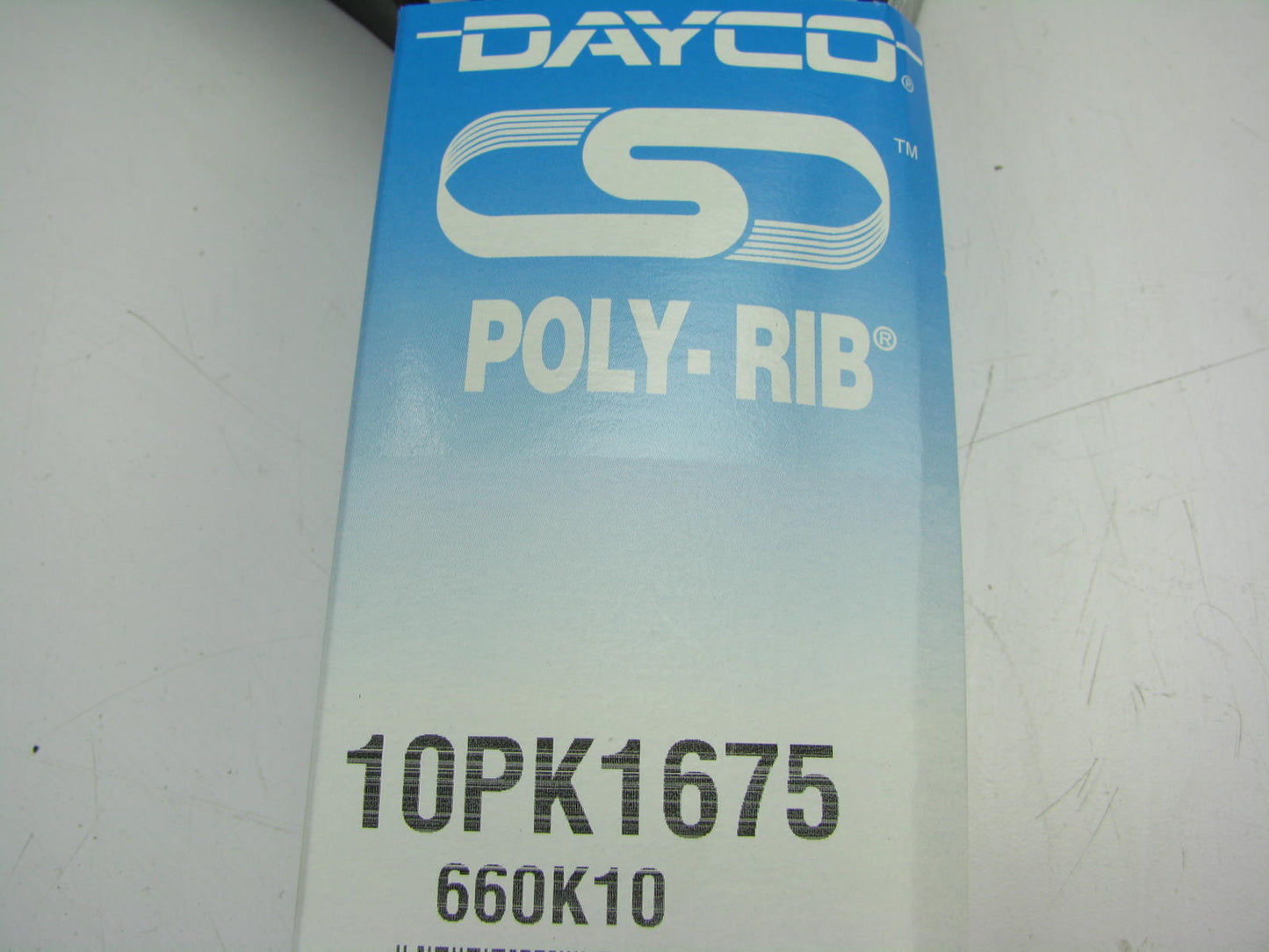 Dayco 10PK1675 Serpentine Belt - 1.367'' X 66.00'' X 10 Ribs - 4100660