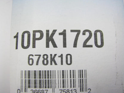 Dayco 10PK1720 Serpentine Belt - 35mm X 1720mm - 10 Ribs