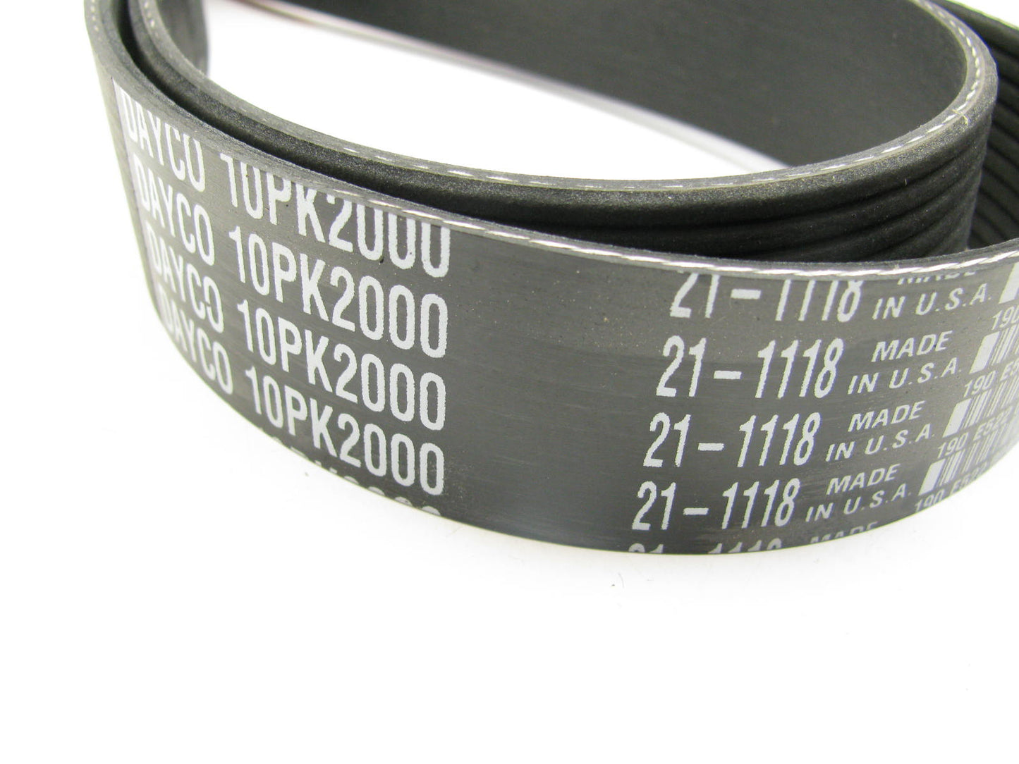 Dayco 10PK2000 Heavy Duty Fan Serpentine Belt - For 2018-22 Mack 12.8L K100789HD