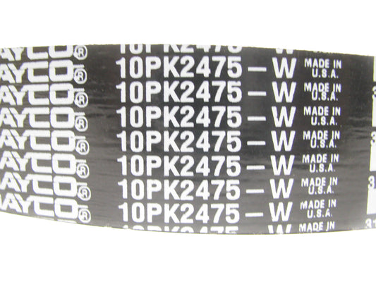 Dayco 10PK2475-W / 5100975 Serpentine Belt  For 08-12 International 9.3L-L6