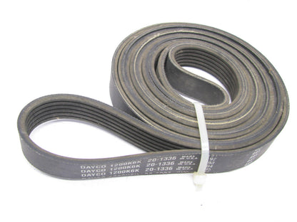 Dayco  1200K6 Micro Rib Poly V Belt K 120.75''  (3067.05 Mm) X  6 Ribs