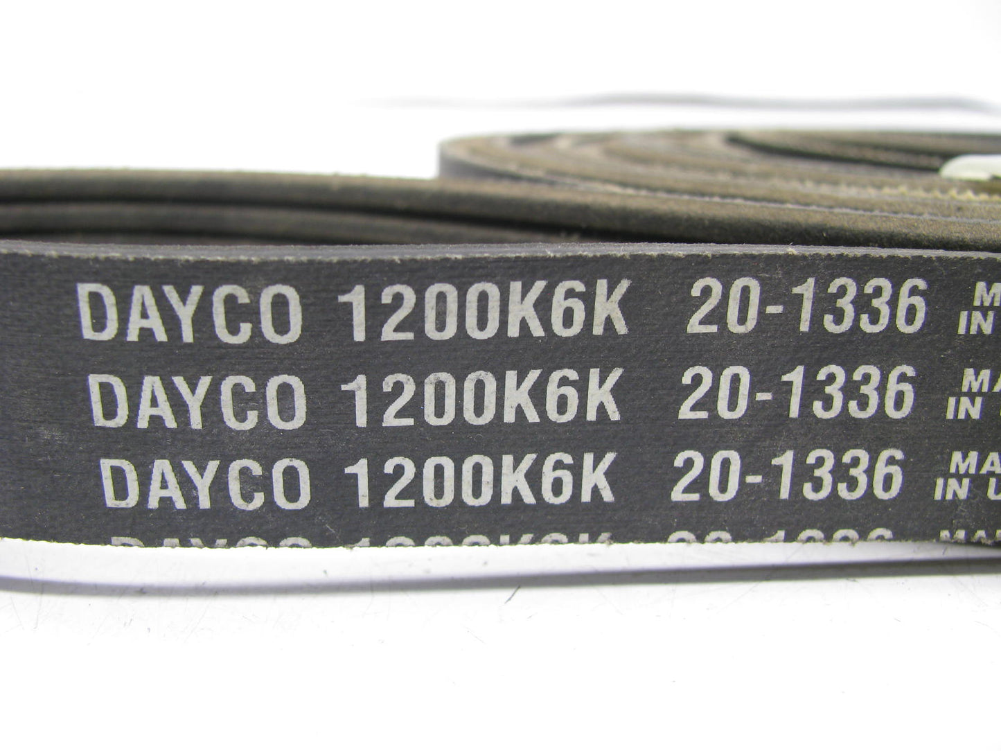 Dayco  1200K6 Micro Rib Poly V Belt K 120.75''  (3067.05 Mm) X  6 Ribs