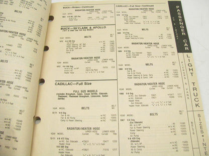 Dayco 124625 Belts And Hose Applications Catalog 1915-1972 - 193 Pages