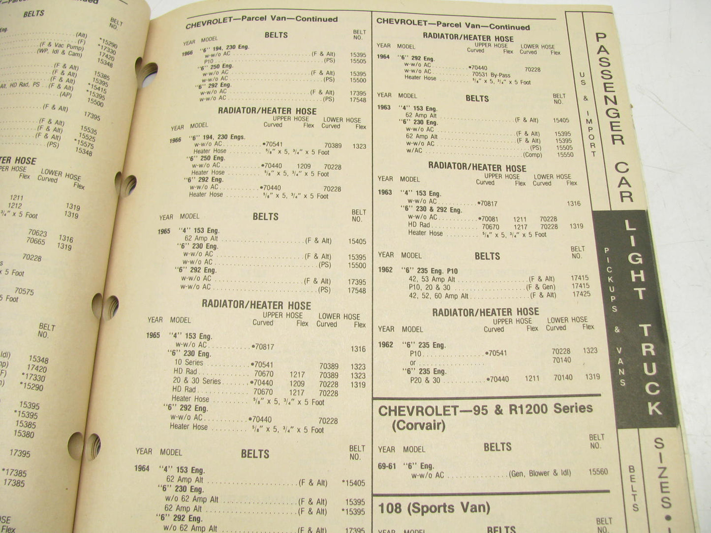 Dayco 124625 Belts And Hose Applications Catalog 1915-1972 - 193 Pages