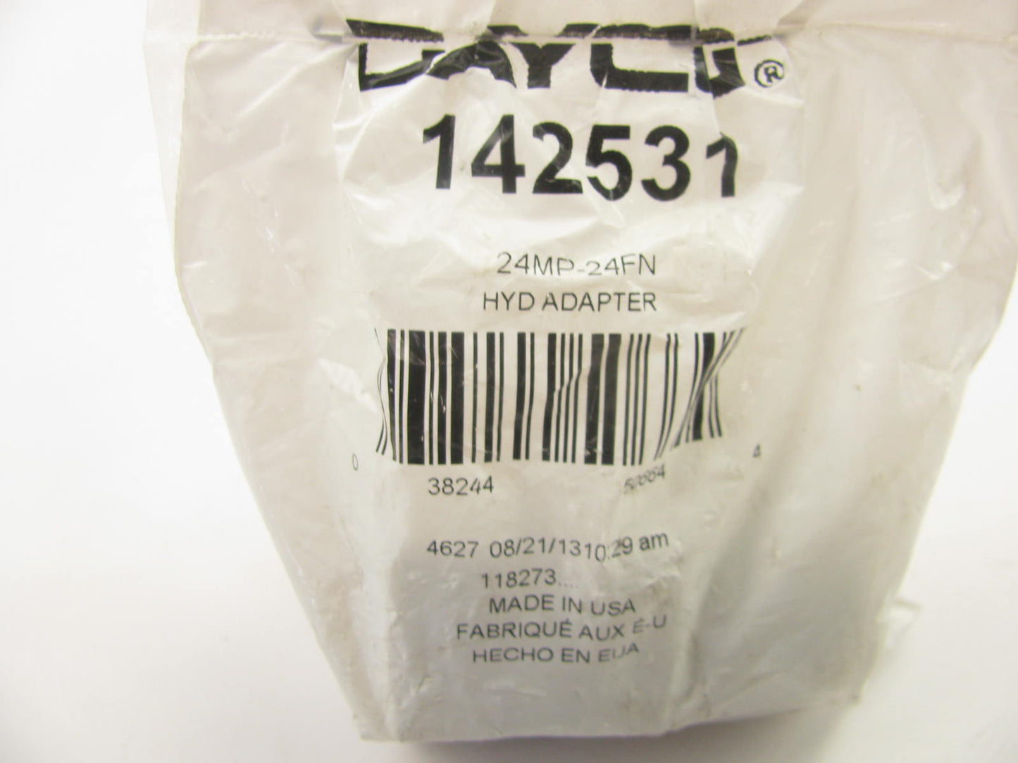 Dayco 142531 Hydraulic Crimp Fitting NPTF Male To NPSM Female Swivel 24MP-24FN