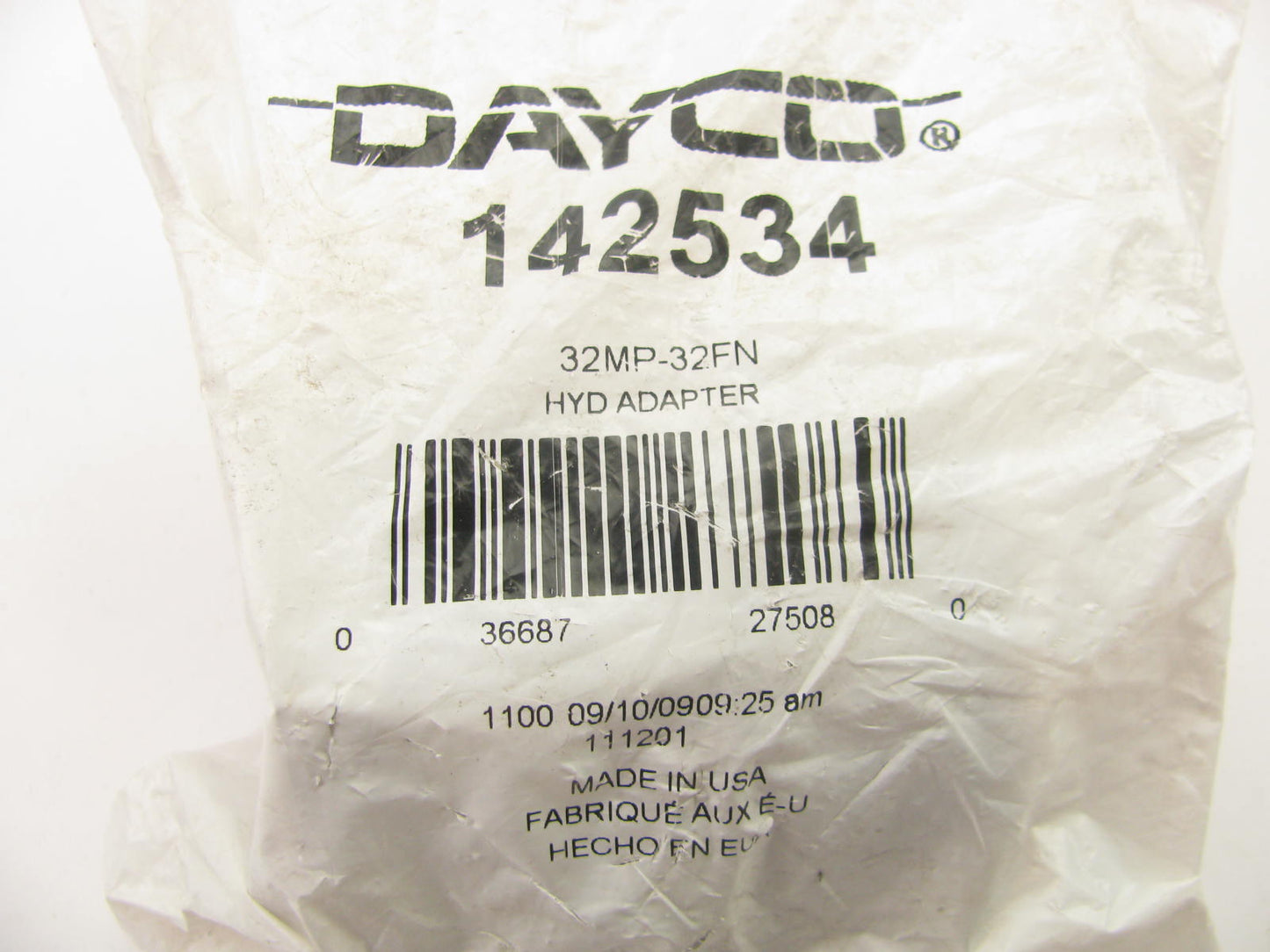 Dayco 142534 Hydraulic Crimp Fitting NPTF Male To NPSM Female Swivel 32MP-32FN