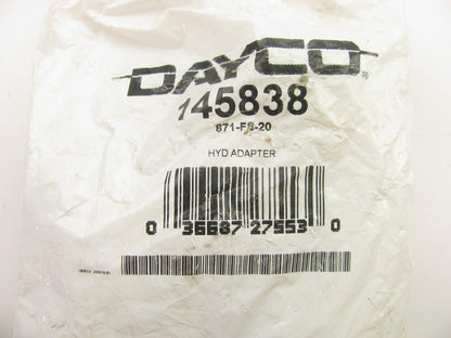 Dayco 145838 Hydraulic Tee Adapter Fitting, 20MJ / 20FJX / 20MJ