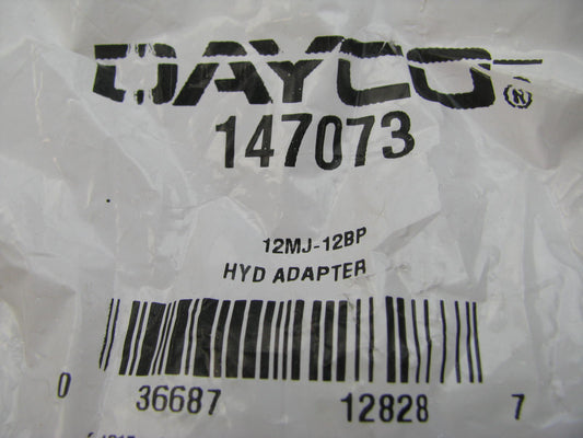 Dayco 147073 Hydraulic Fitting Metric BSP Male To Male 37 Degree