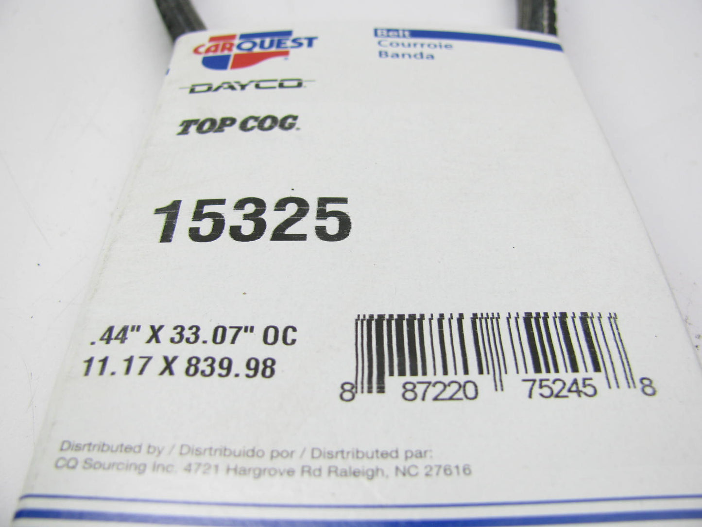 Dayco 15325 Accessory Drive Belt - 0.44'' X 32.50'' - 36 Degree
