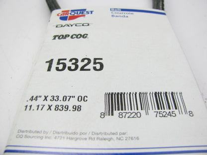 Dayco 15325 Accessory Drive Belt - 0.44'' X 32.50'' - 36 Degree
