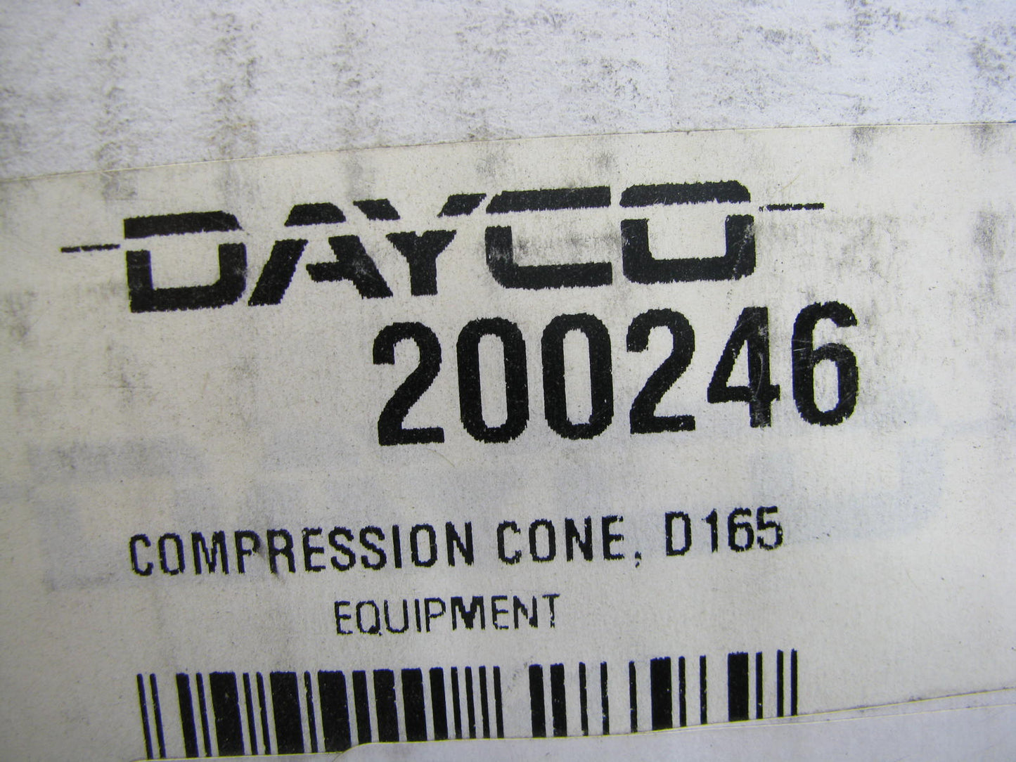 Dayco 200246 Compression Cone For D165 Crimper - 102213