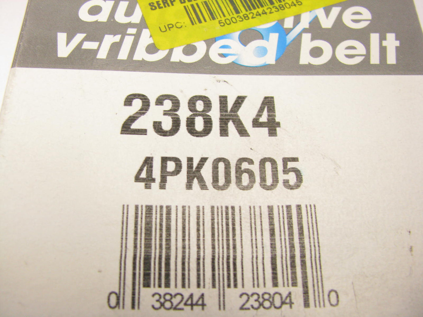 Dayco 238K4 Serpentine Belt - .56'' X 24.475'' - 4 Ribs