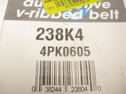 Dayco 238K4 Serpentine Belt - .56'' X 24.475'' - 4 Ribs