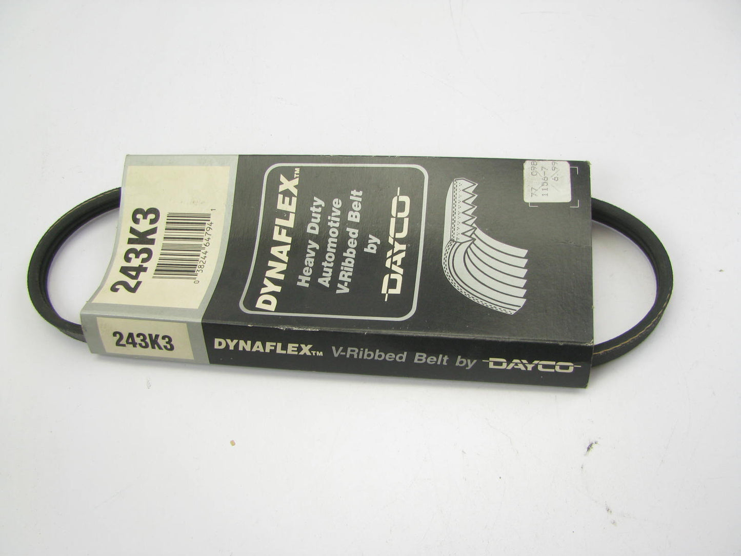 Dayco 243K3 Serpentine Belt - 0.42'' X 24.875'' - 3 Ribs