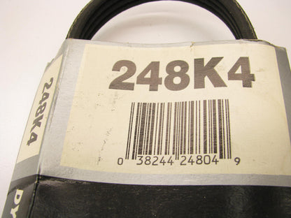 Dayco 248K4 Serpentine Belt - 0.56'' X 25.00'' - 4 Ribs