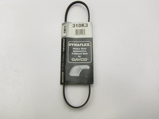 Dayco 310K3 Serpentine Belt - 0.40'' X 31.00'' - 3 Ribs