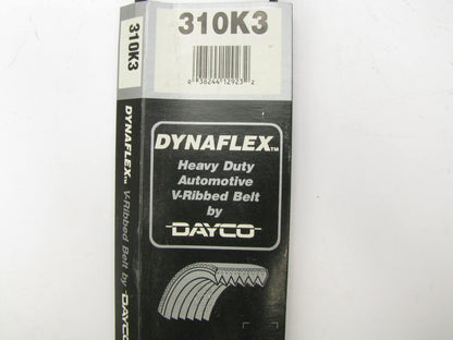 Dayco 310K3 Serpentine Belt - 0.40'' X 31.00'' - 3 Ribs