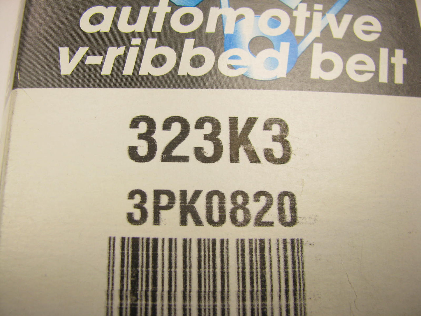 Dayco 323K3 Serpentine Belt - 0.42'' X 32.915'' - 3 Ribs