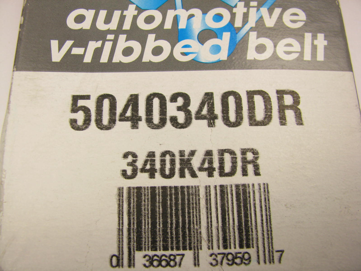 Dayco 340K4DR Serpentine Belt - .56'' X 34.625'' - 4 Ribs