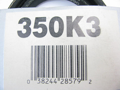 Dayco 350K3 Serpentine Belt - 0.42'' X 35.67'' - 3 Ribs