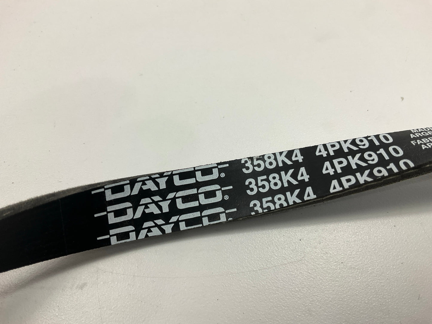 Dayco 358K4 Serpentine Belt