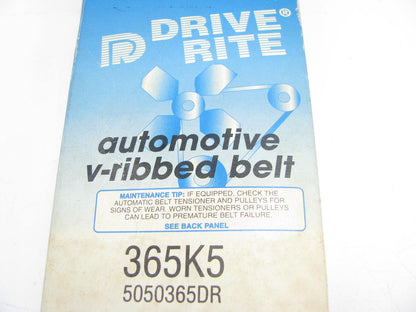 Dayco 365K5 Serpentine Belt - 0.69'' X 37.00'' - 5 Ribs